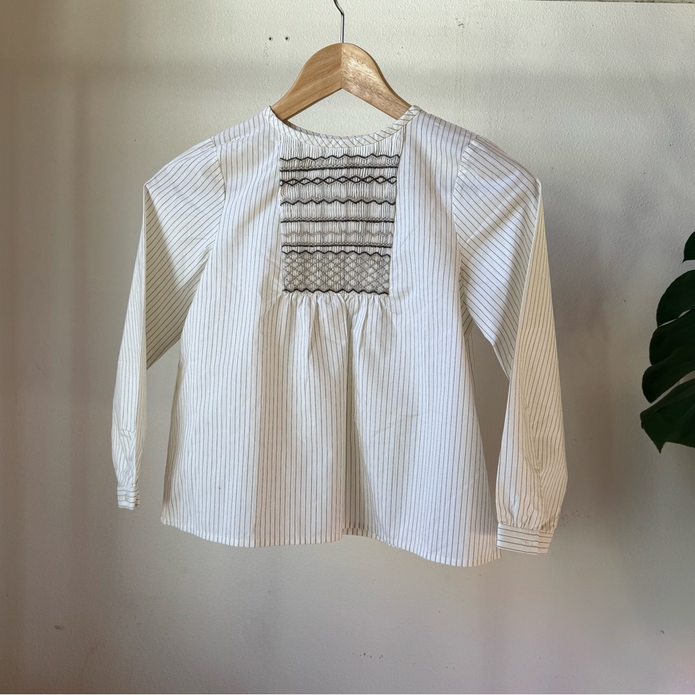 NWT Bonpoint Smock Blouse
